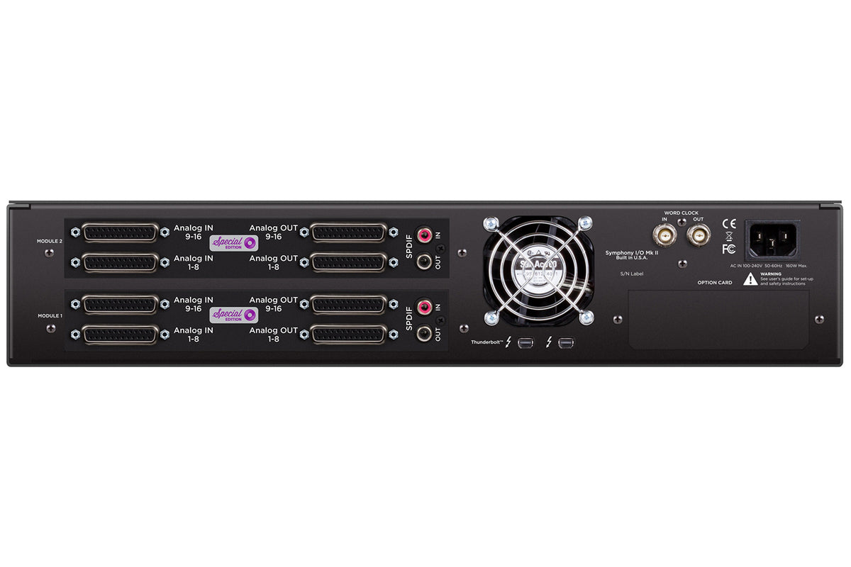 Apogee Symphony I/O MKII Thunderbolt Interface with 32 Analog In/32 Analog Out (Demo Deal)