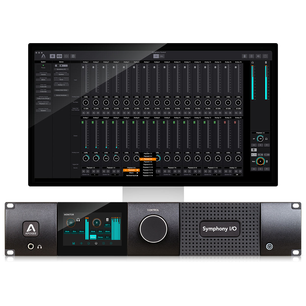 Apogee Symphony I/O MKII Thunderbolt Interface 16x16
