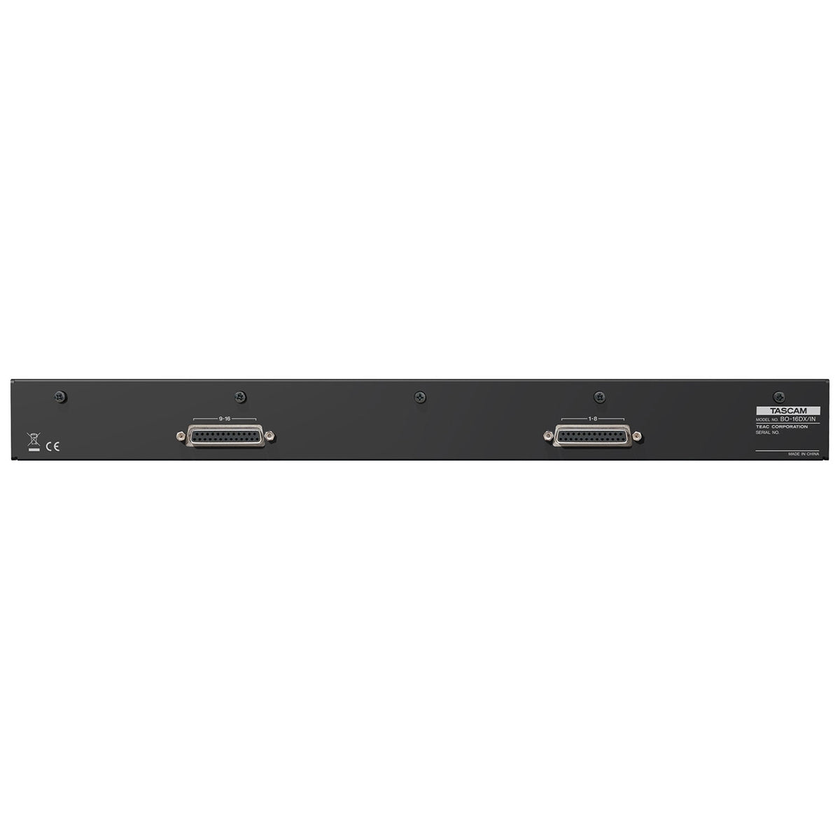 Tascam BO-16DX/IN 16-Channel D-Sub to XLRF Breakout Box