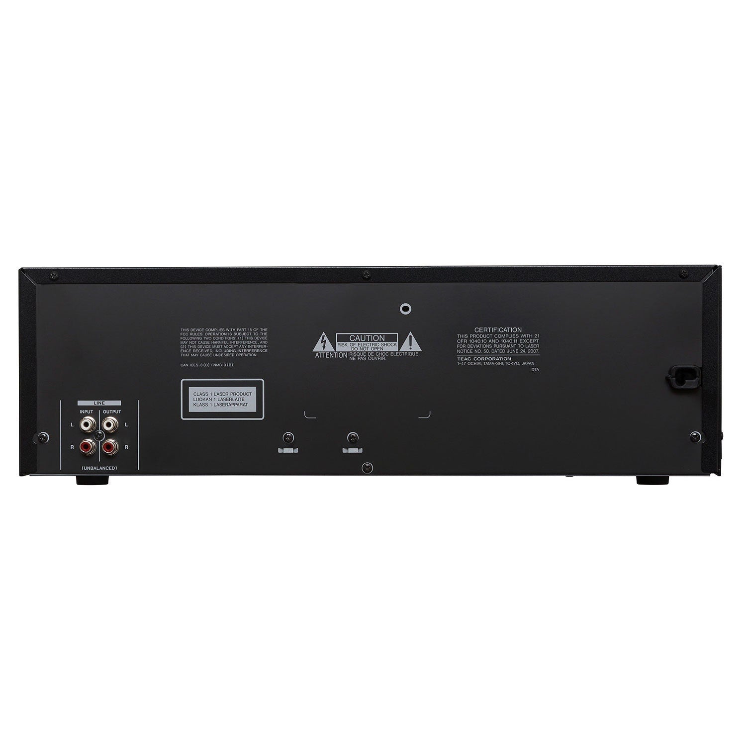 Tascam CD-A580 - Tascam V2 Cassette USB & CD Player/Recorder