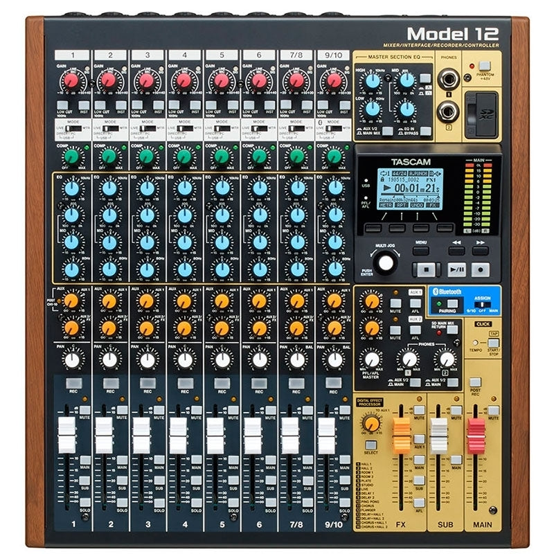 Tascam Model 12 All-In-One Mixing Studio