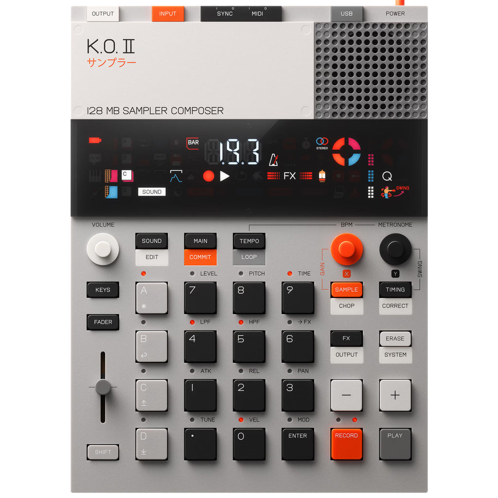 Teenage Engineering EP-133 K.O. II 128 MB Sampler and Sequencer (Demo Deal)