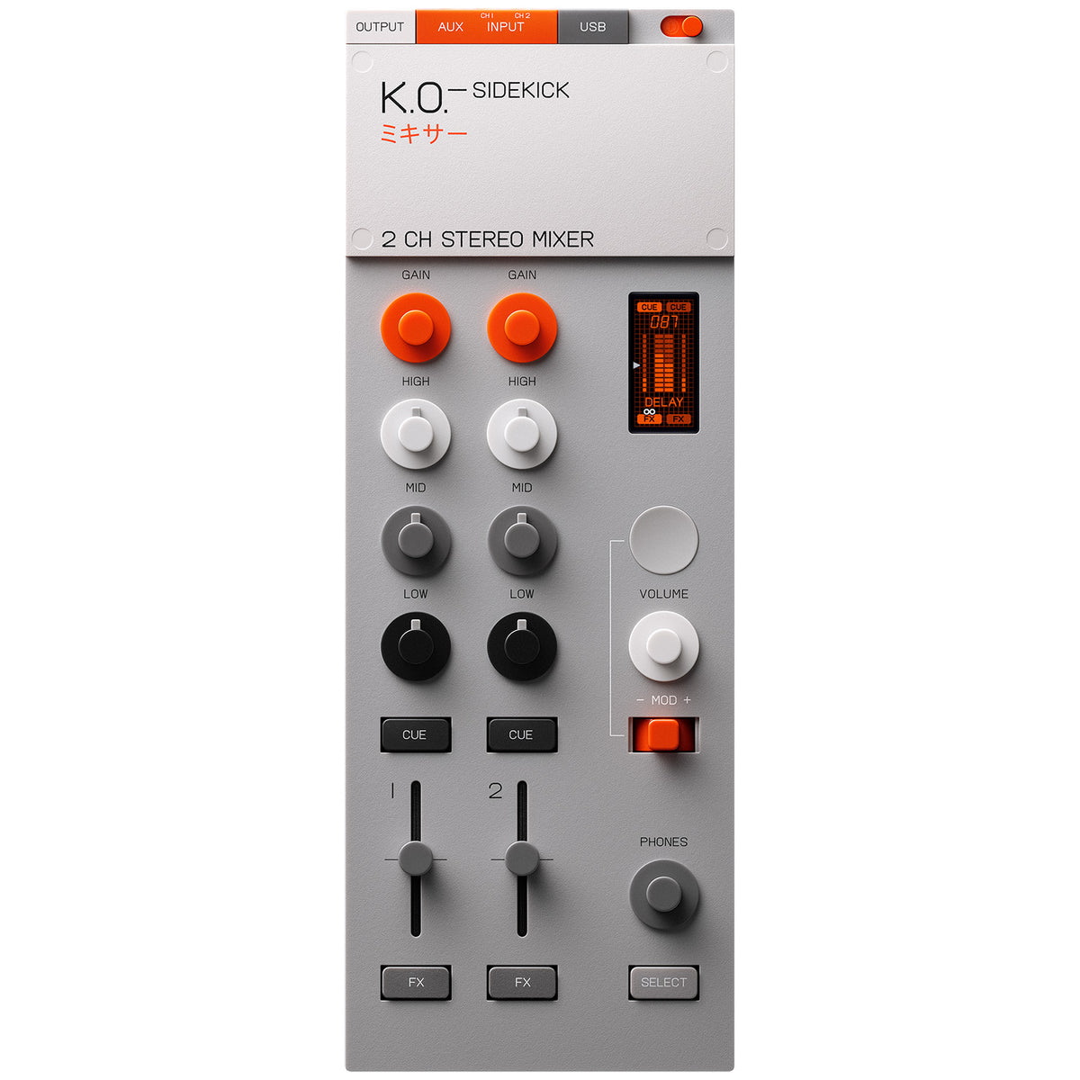 Teenage Engineering EP-136 K.O. Sidekick Channel Strip Mixer (Demo Deal)