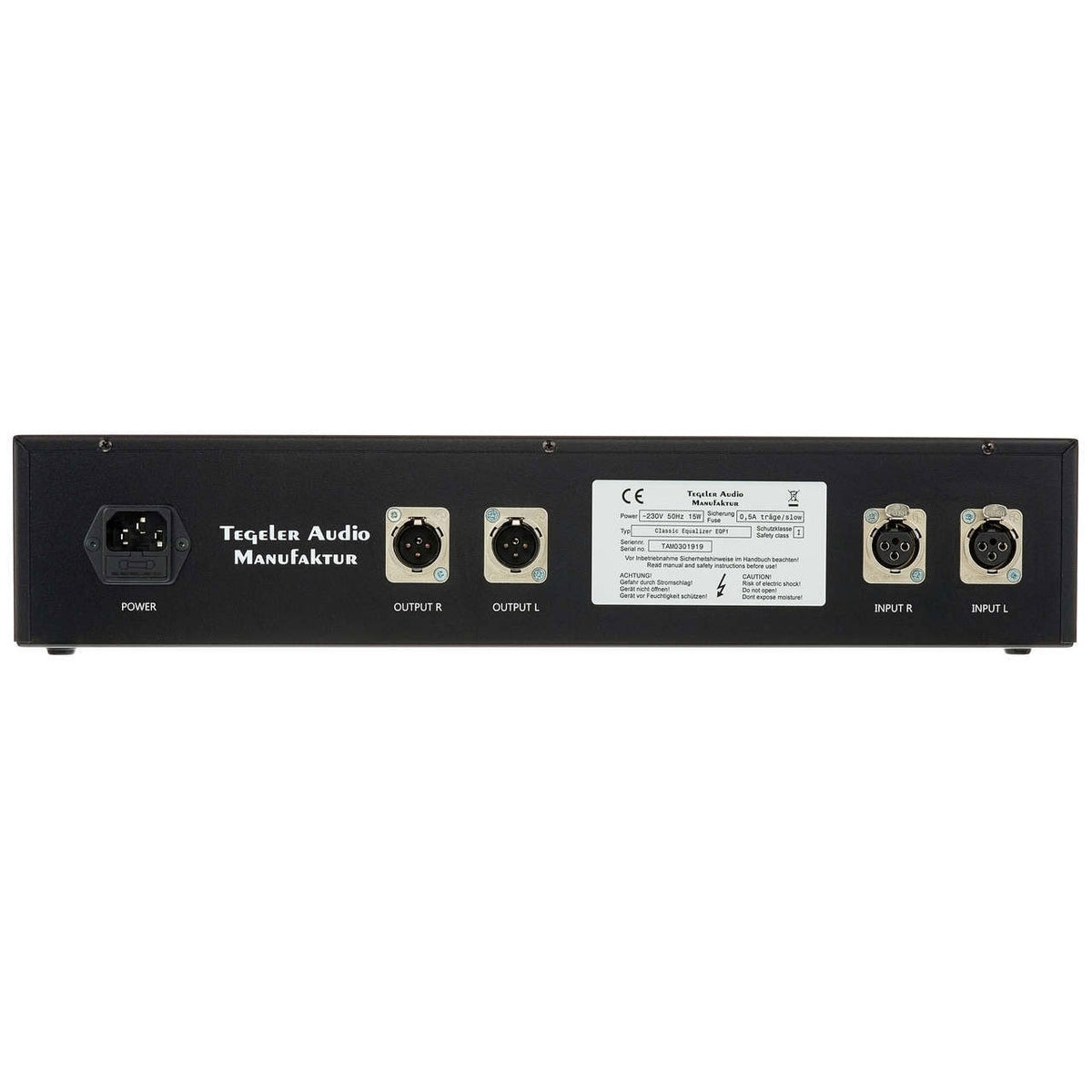 Tegeler Audio EQP-1 2-Channel Dual Mono Classic Tube Equalizer