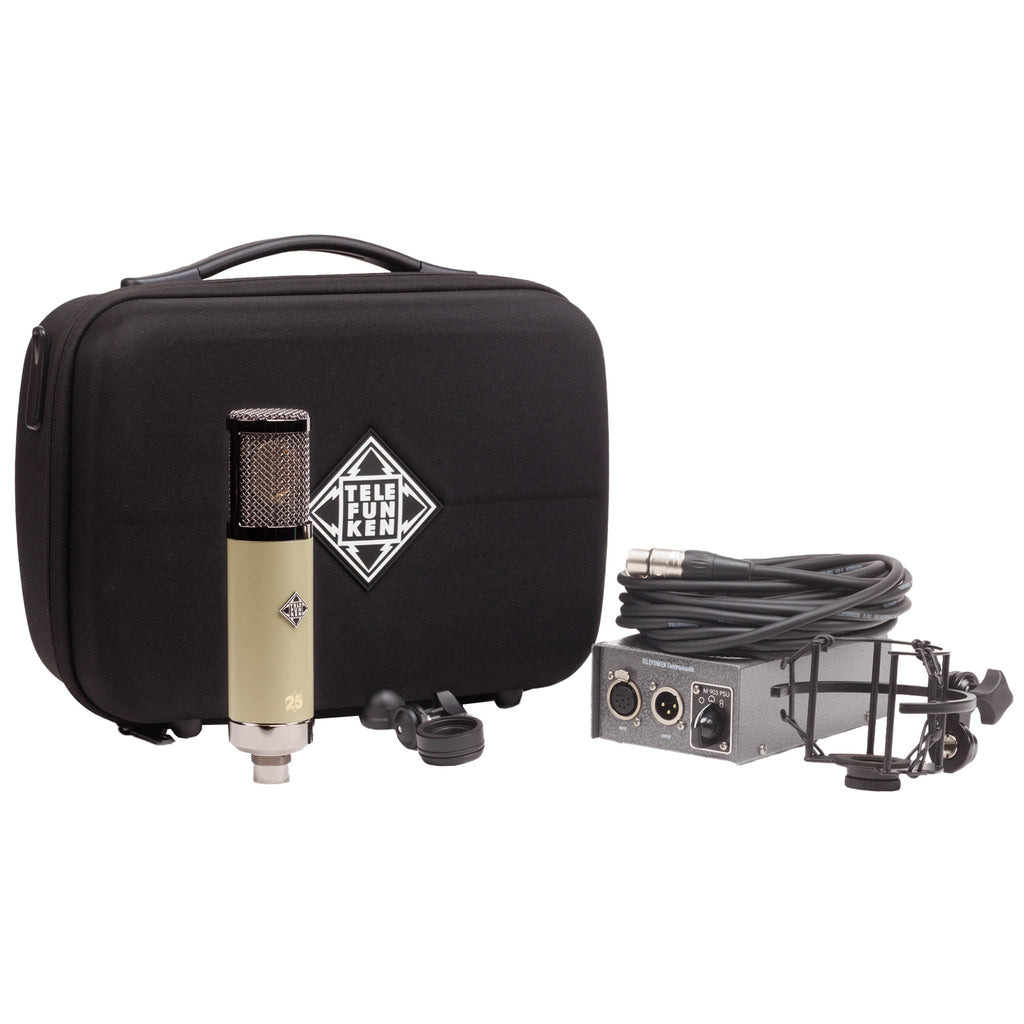 Telefunken Elektroakustik TF51 Tube Condenser Microphone - 25th Anniversary Edition, Vintage Green