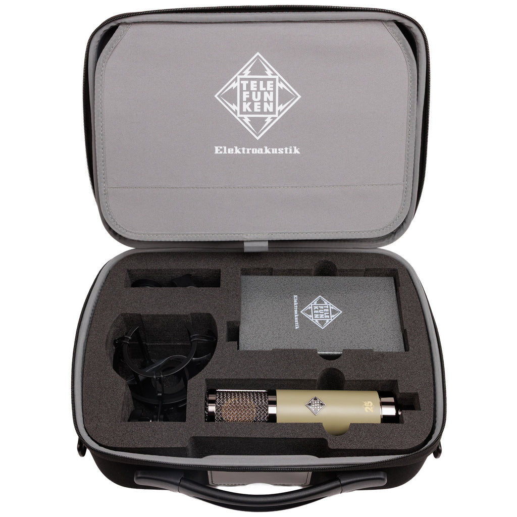 Telefunken Elektroakustik TF51 Tube Condenser Microphone - 25th Anniversary Edition, Vintage Green