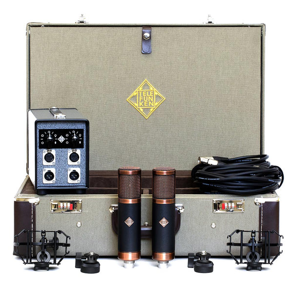 Telefunken TF39 Copperhead Deluxe Tube Condenser Mic Stereo Set