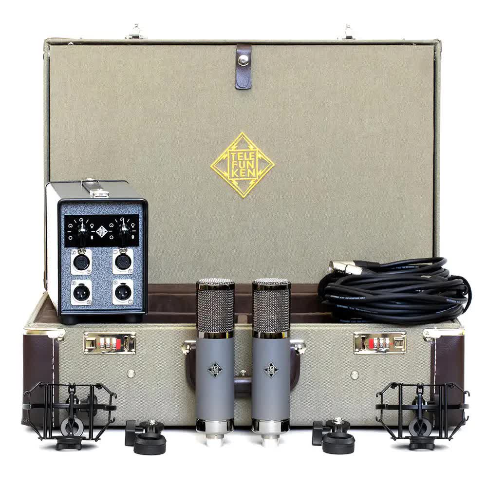 Telefunken TF51 Tube Condenser Microphone Stereo Set