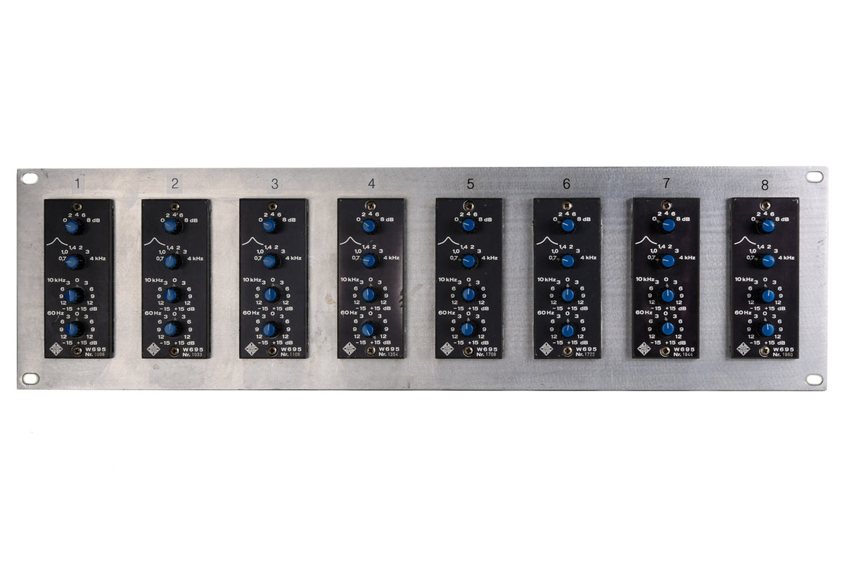 Telefunken W695 EQ Racked Set of 8 #VK01981 (Used)