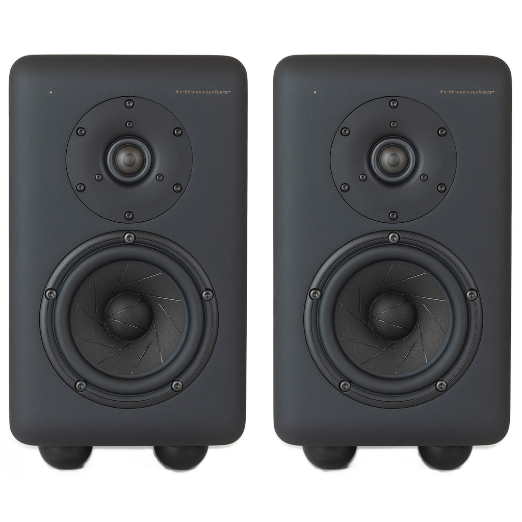 Telegrapher Loudspeakers FOX 2-Way Active Studio Monitors - Pair, Telegrapher Gray