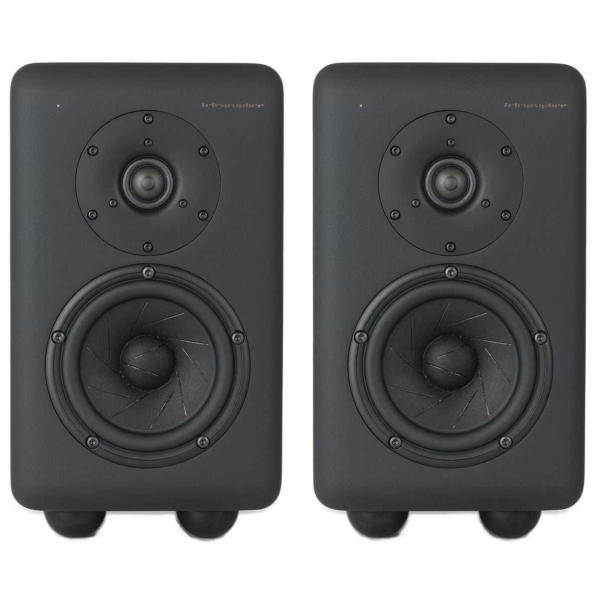 Telegrapher Loudspeakers FOX 2-Way Active Studio Monitors - Pair, Telegrapher Gray