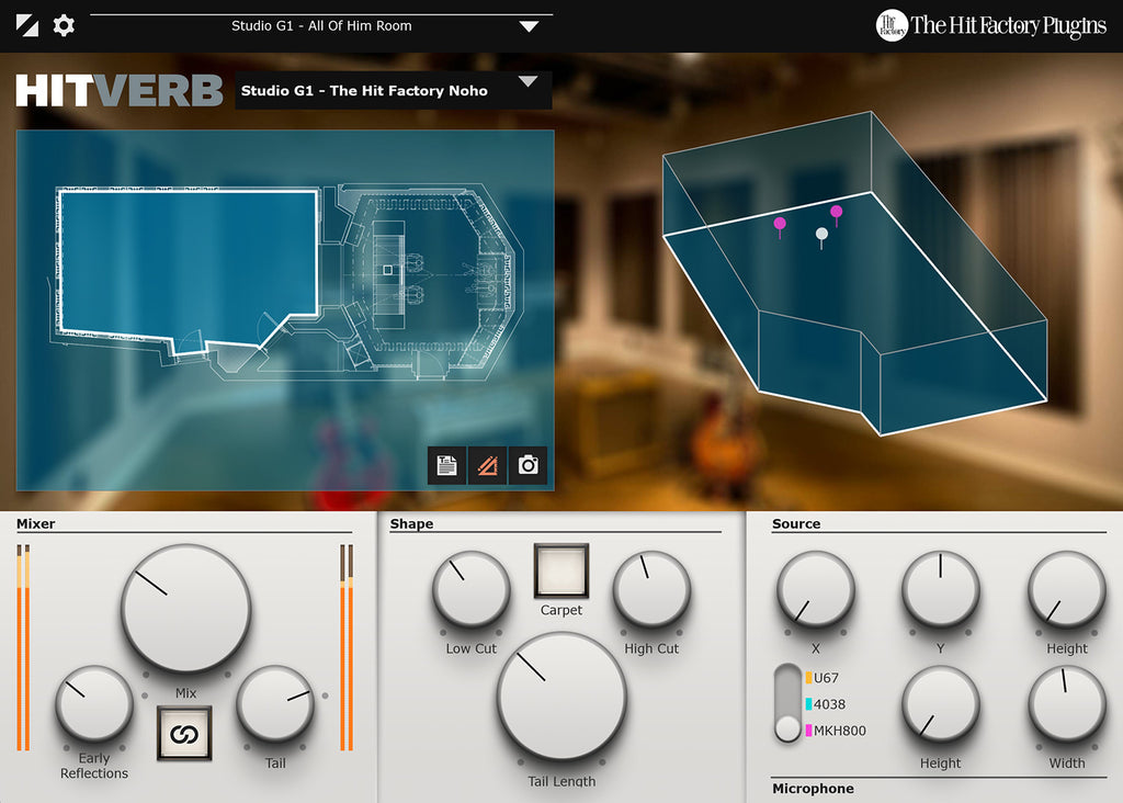 The Hit Factory Hitverb Upgrade from 54th Street Studio 1 - Electronic Delivery