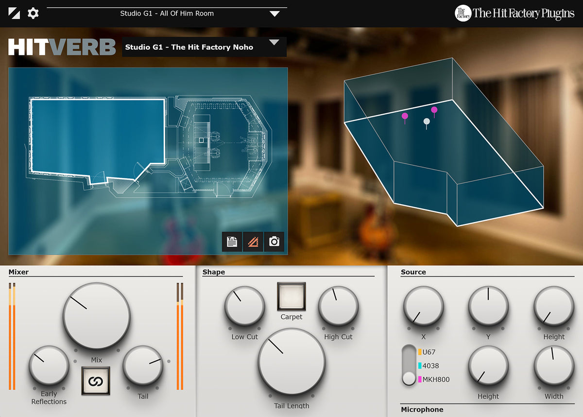 The Hit Factory Hitverb Upgrade from 54th Street Studio 1 - Electronic Delivery