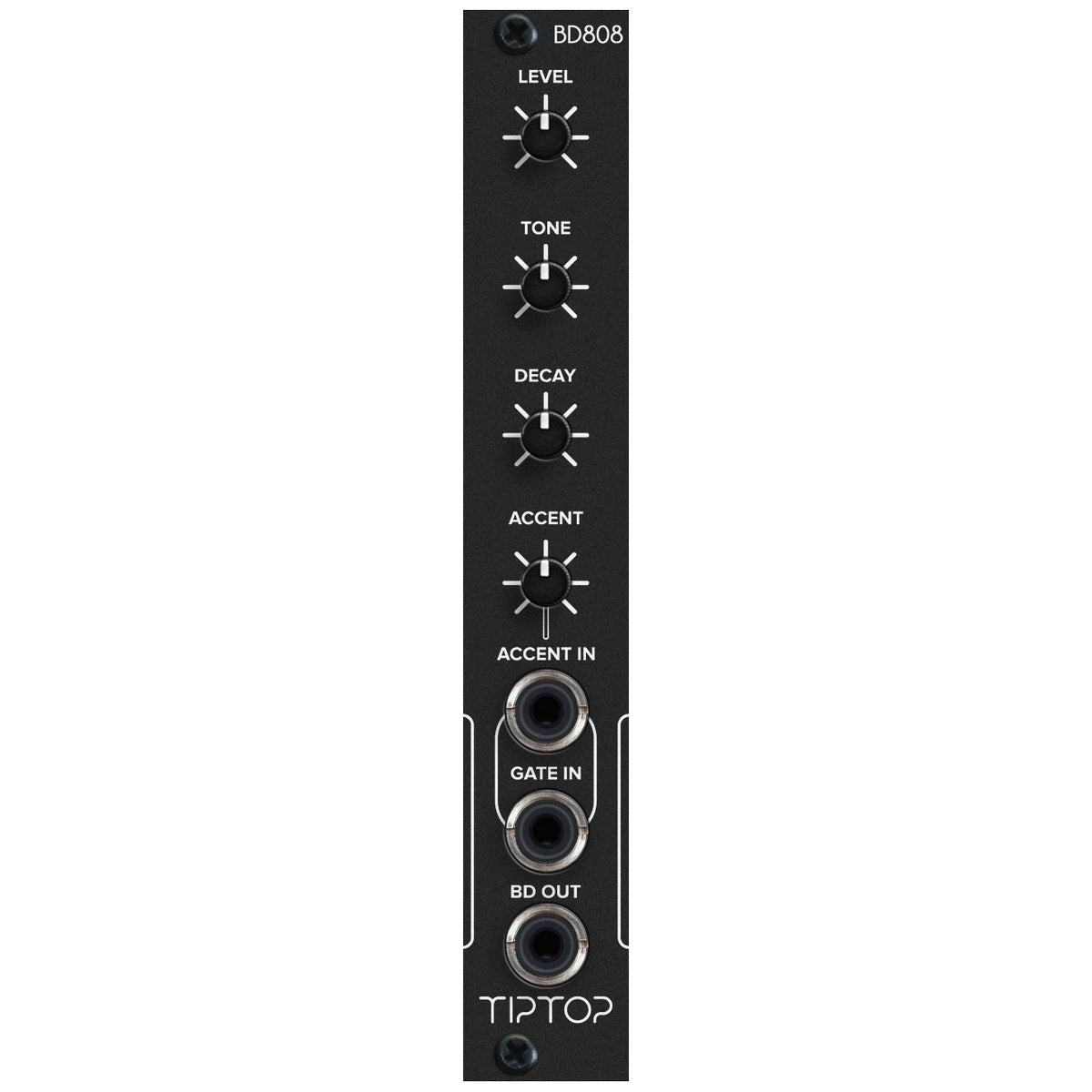 Tiptop Audio BD808 Bass Drum Generator Module - Black