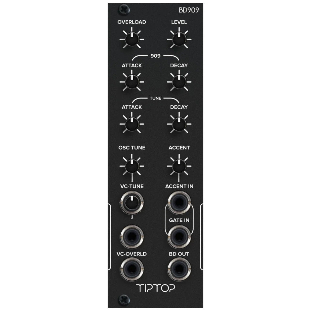 Tiptop Audio BD909 Bass Drum Generator Module - Black
