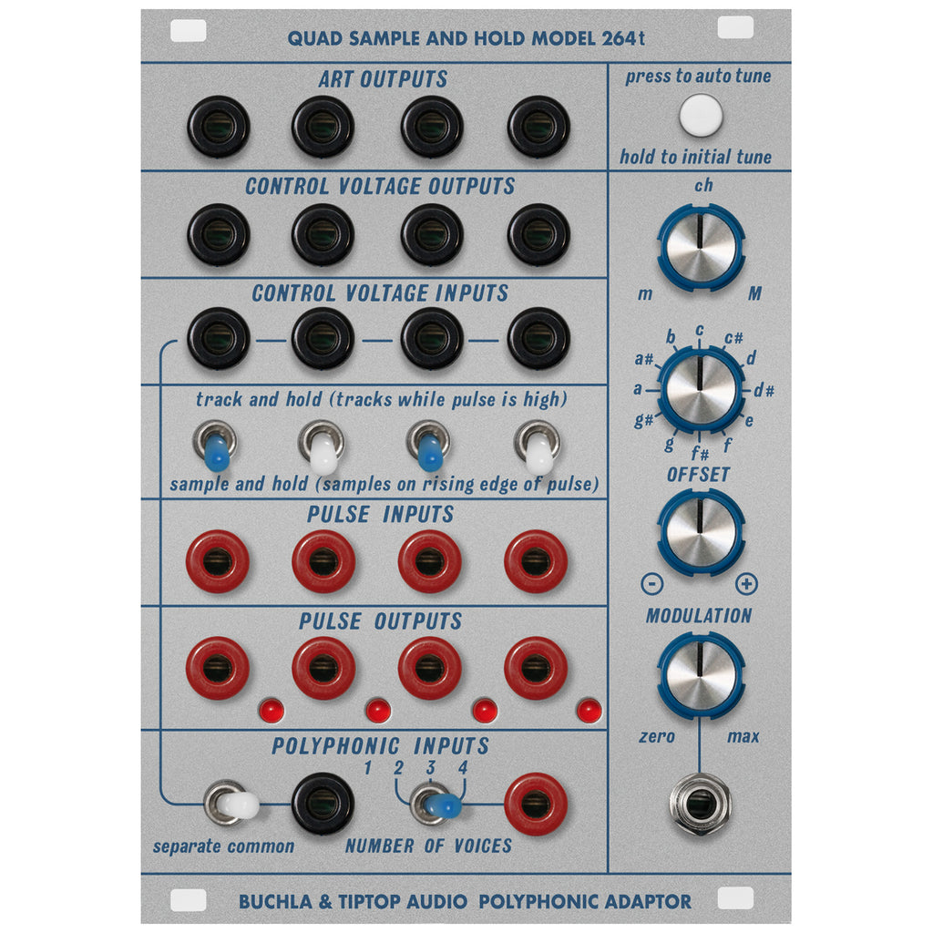 TipTop Audio Buchla 264t Quad Sample and Hold/Polyphonic Adapter Module