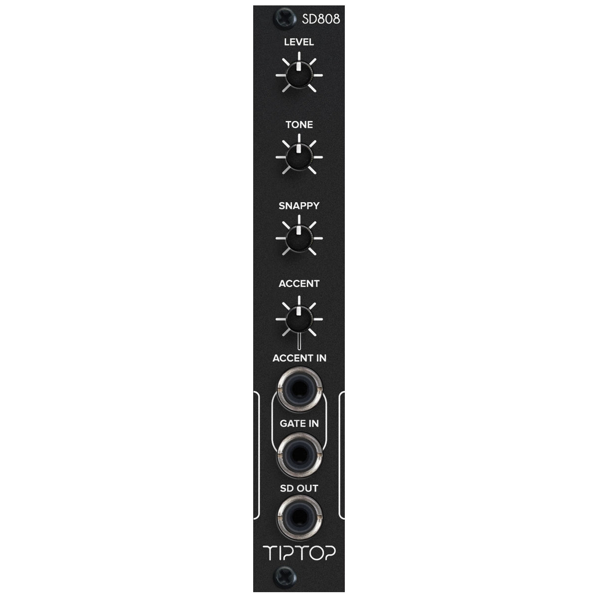 Tiptop Audio SD808 Snare Drum Generator Module - Black
