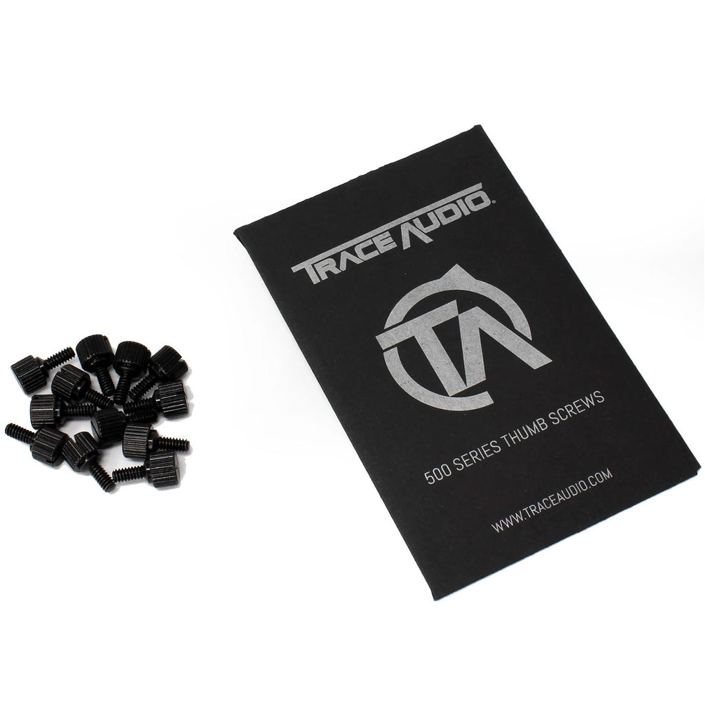 Trace Audio 500 Series Thumb Screws M3 Thread - 12-Pack, Black (Demo Deal)