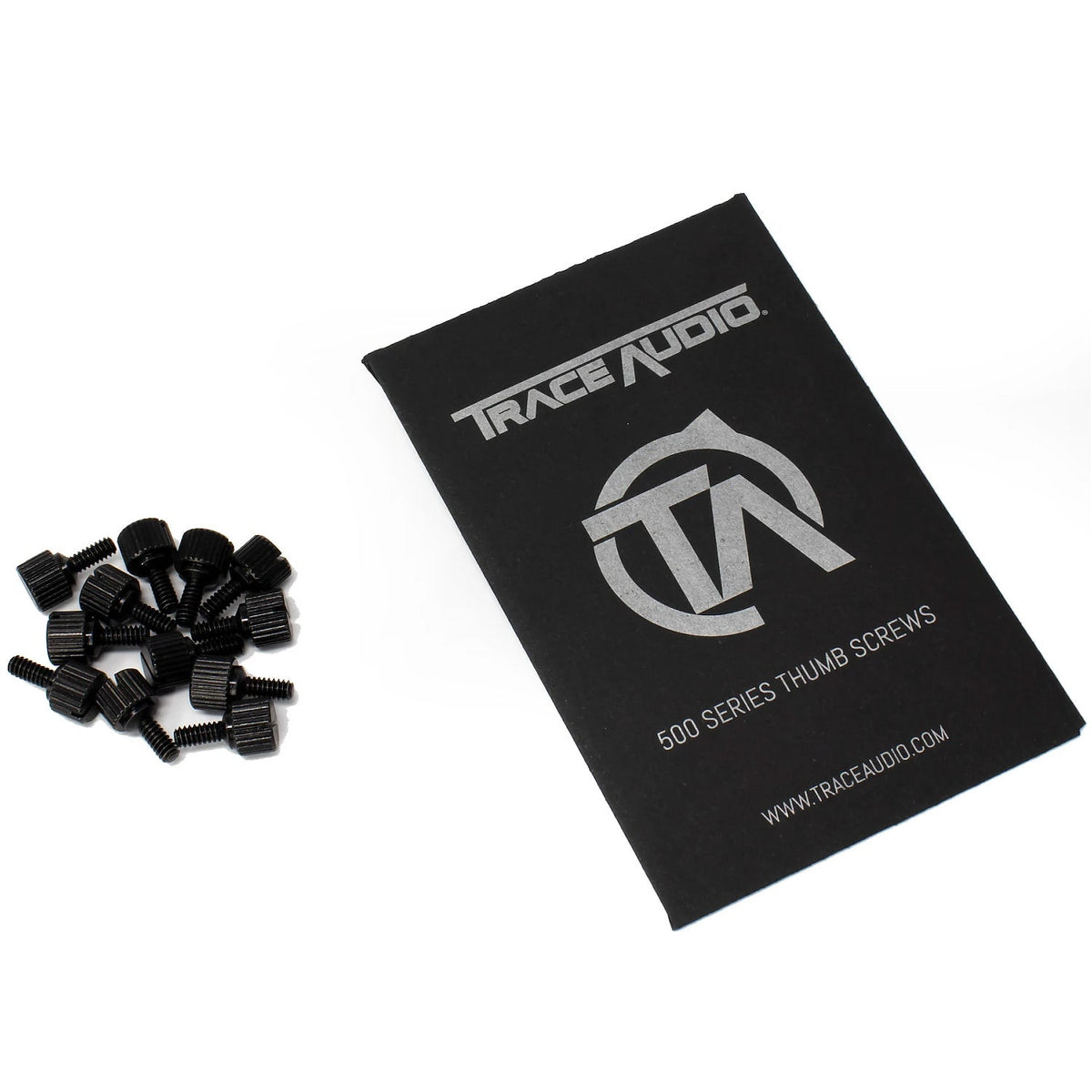 Trace Audio 500 Series Thumb Screws M3 Thread - 12-Pack, Black