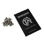 Trace Audio 500 Series Thumb Screws M3 Thread - 12-Pack, Stainless Steel