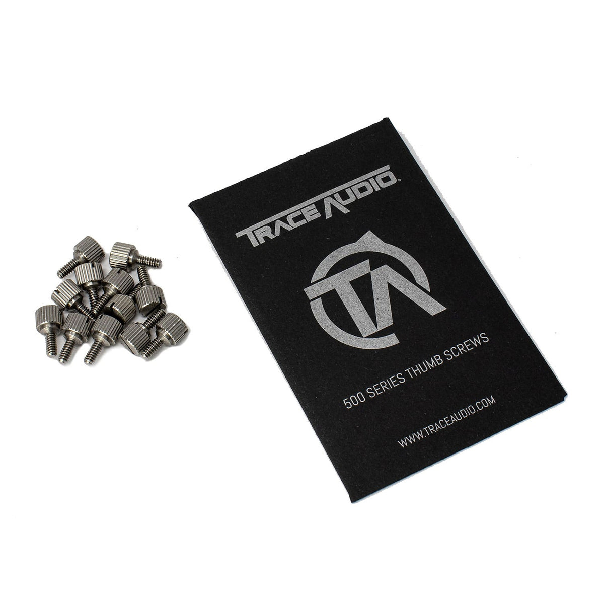 Trace Audio 500 Series Thumb Screws M3 Thread - 12-Pack, Stainless Steel