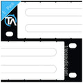 Trace Audio Write-Your-Own Patch Bay Label - Redco R196, 5-Pack