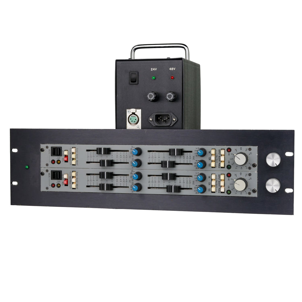 Trident A Range Mic Pre EQ Racked Pair #VK01452 #VK01453 (Vintage)