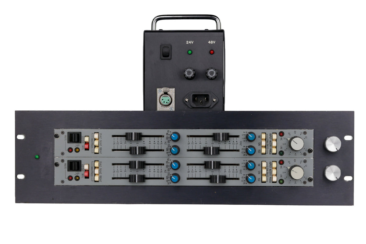 Trident A Range Mic Pre EQ Racked Pair #VK01452 #VK01453 (Vintage)