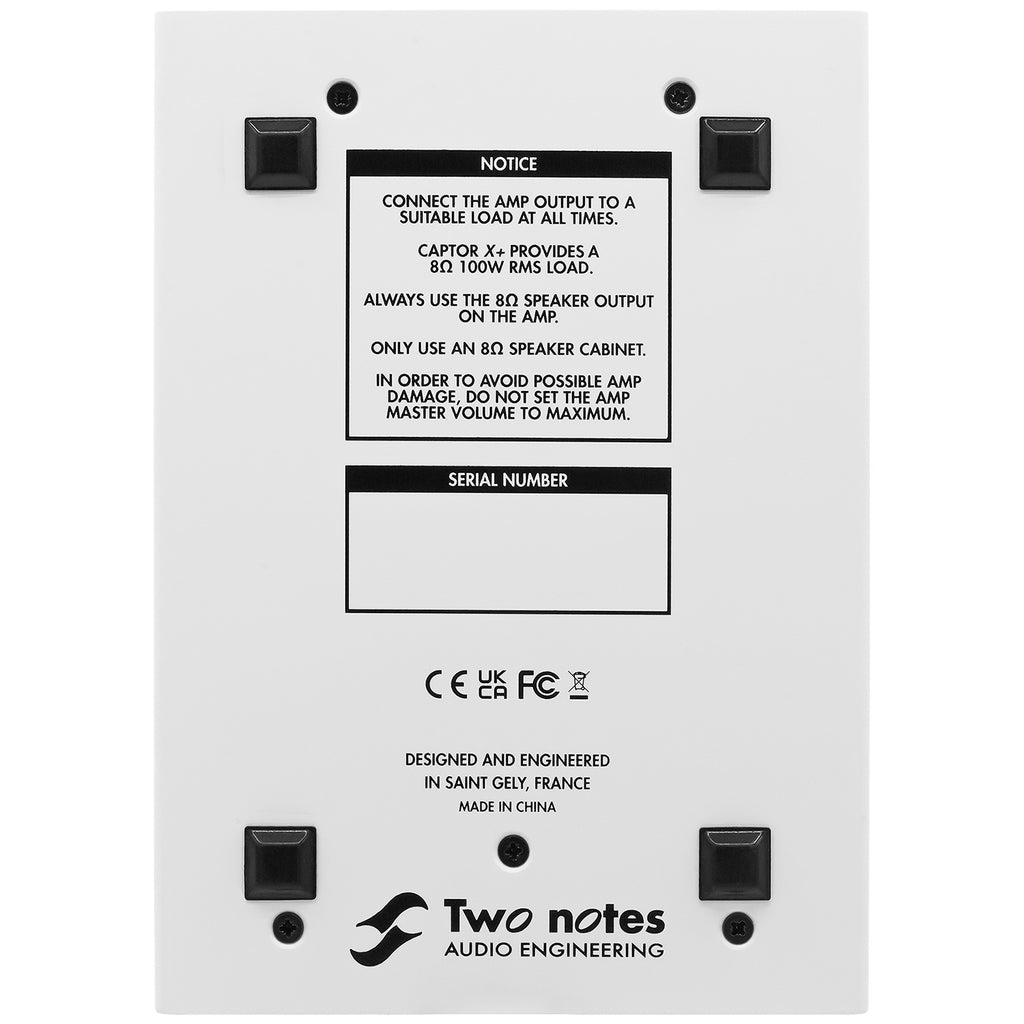 Two Notes Torpedo Captor X+ Reactive Loadbox (8 Ohms)