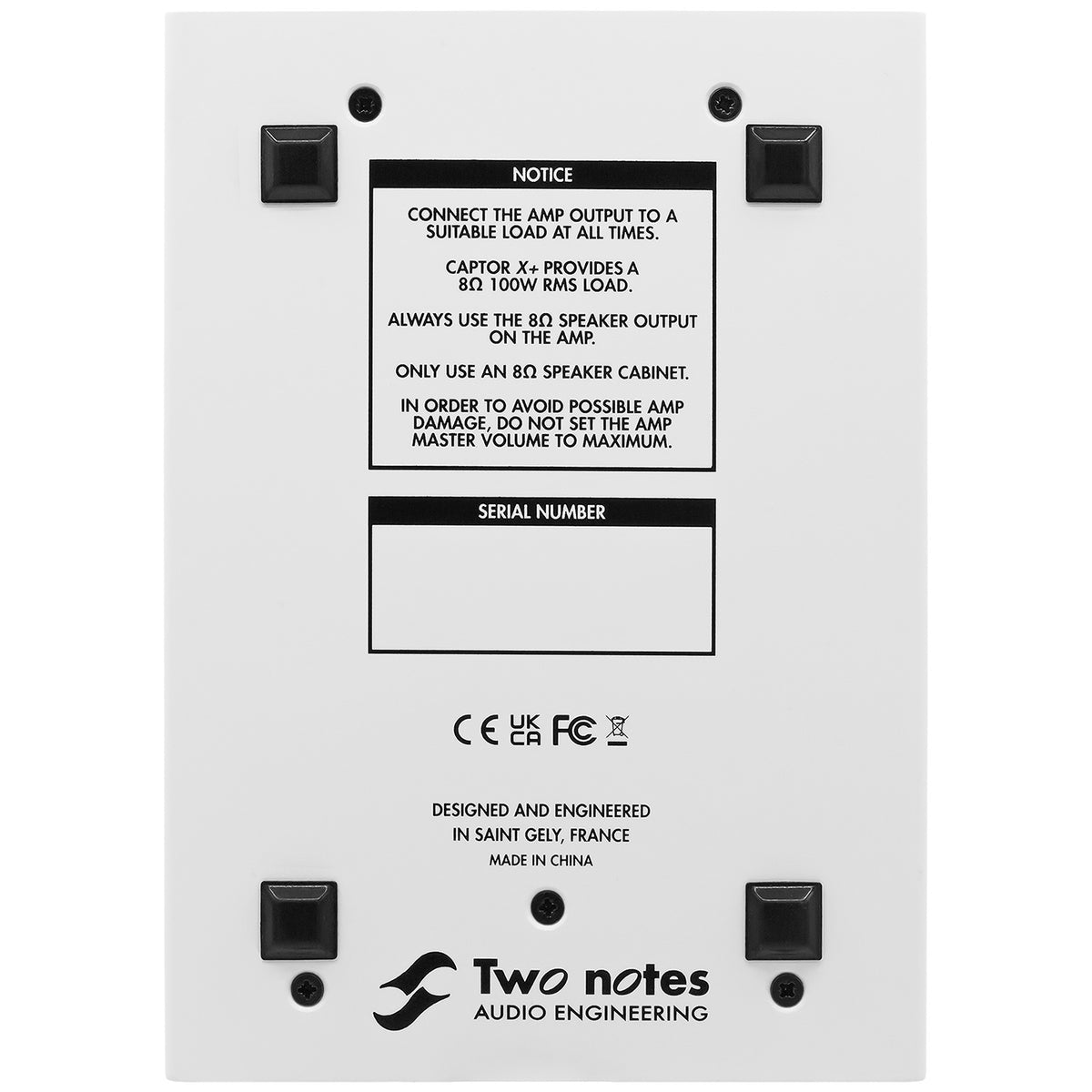 Two Notes Torpedo Captor X+ Reactive Loadbox (8 Ohms)
