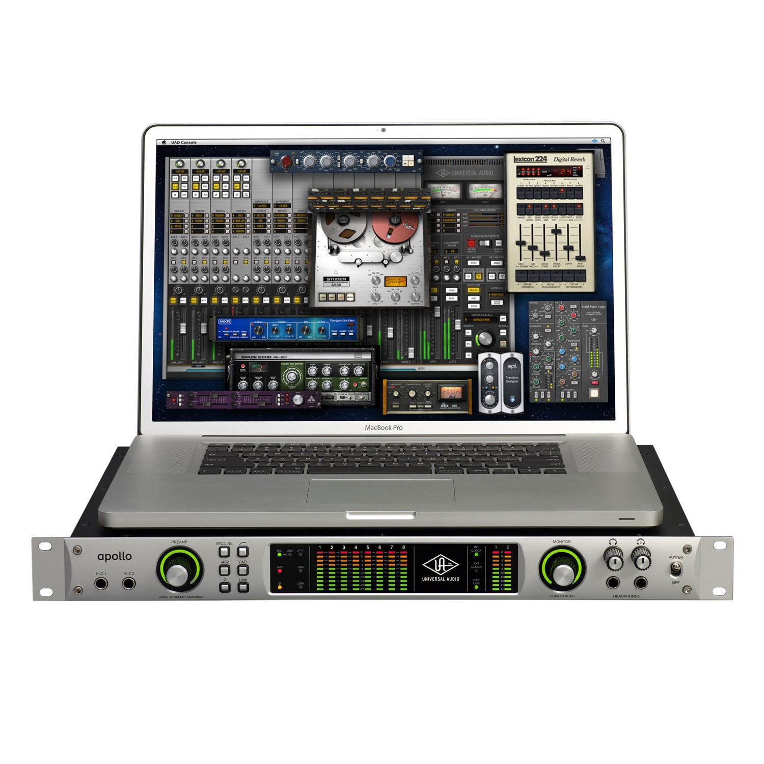 DTM・DAW UAD APOLLO Thunderbolt3 FireWire Universal Audio Apollo FireWire QUAD Audio Interface – Vintage King