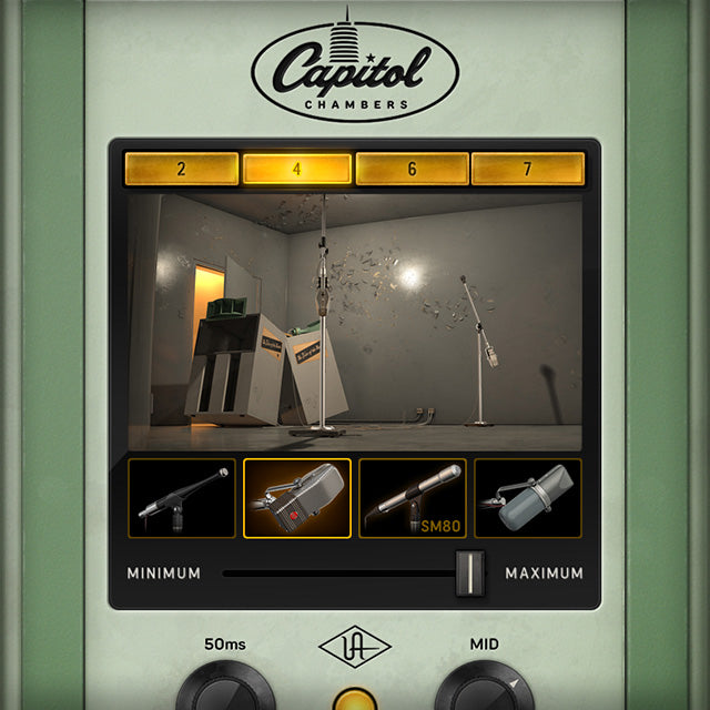 Universal Audio UAD Capitol Chambers Reverb/Echo Plug-In - Elec Del