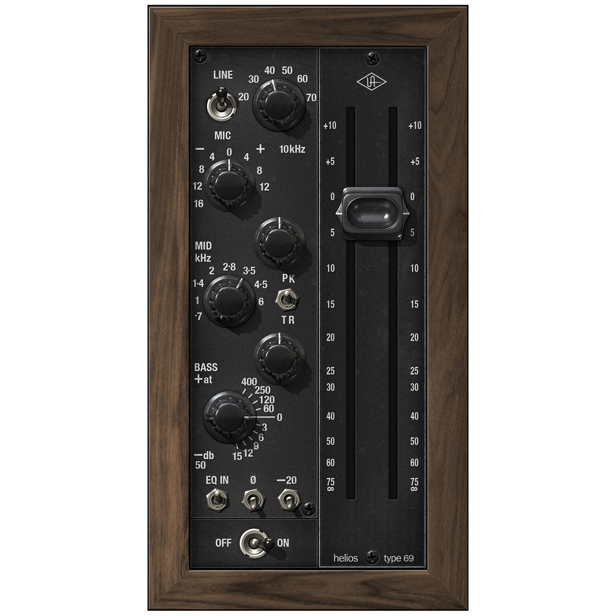 Universal Audio UAD Helios Type 69 Preamp and EQ Collection Plug-in - Elec Del