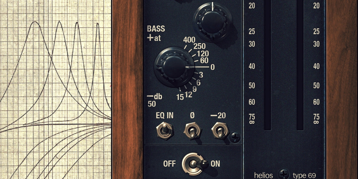 Universal Audio UAD Helios Type 69 Preamp and EQ Collection Plug-in - Elec Del