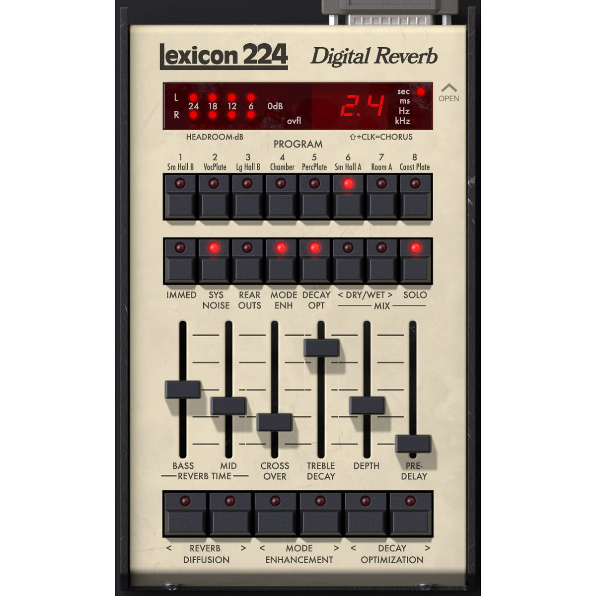Universal Audio Lexicon 224 Digital Reverb - Elec Del