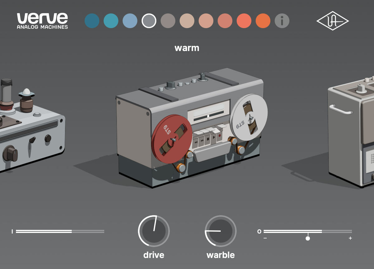 Universal Audio UAD Verve Analog Machines - Electronic Delivery