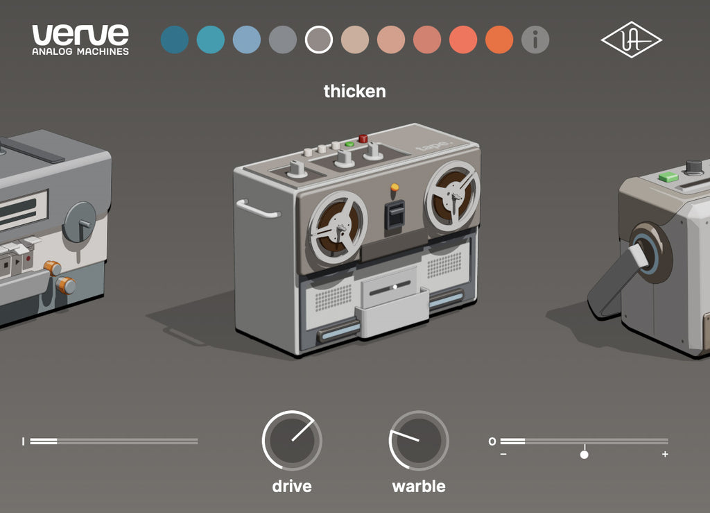 Universal Audio UAD Verve Analog Machines - Electronic Delivery