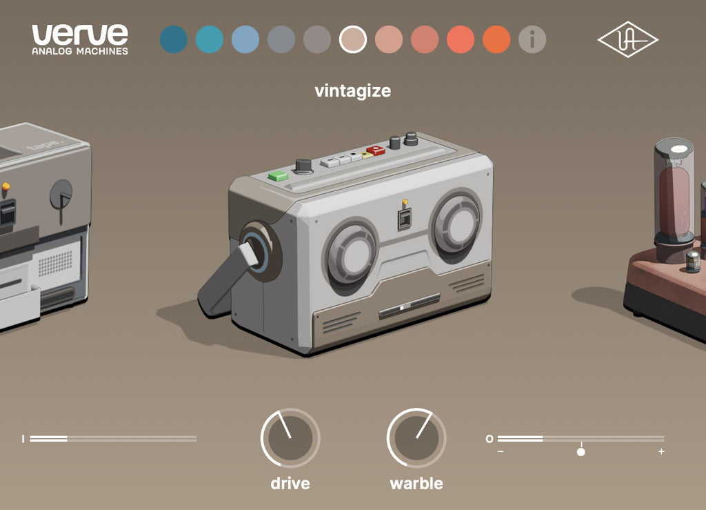 Universal Audio UAD Verve Analog Machines - Electronic Delivery