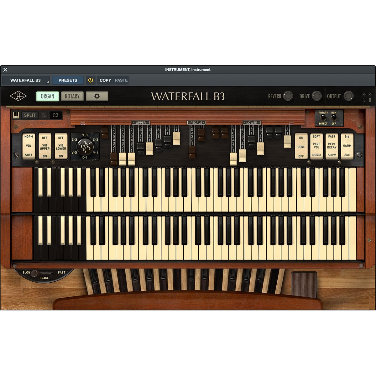 Universal Audio Waterfall B3 Organ - Elec Del