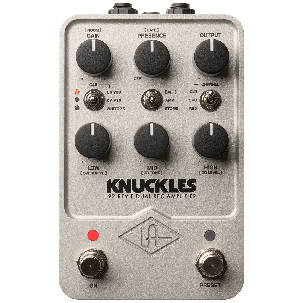 Universal Audio UAFX Knuckles '92 Rev F Dual Rec Amplifier Pedal