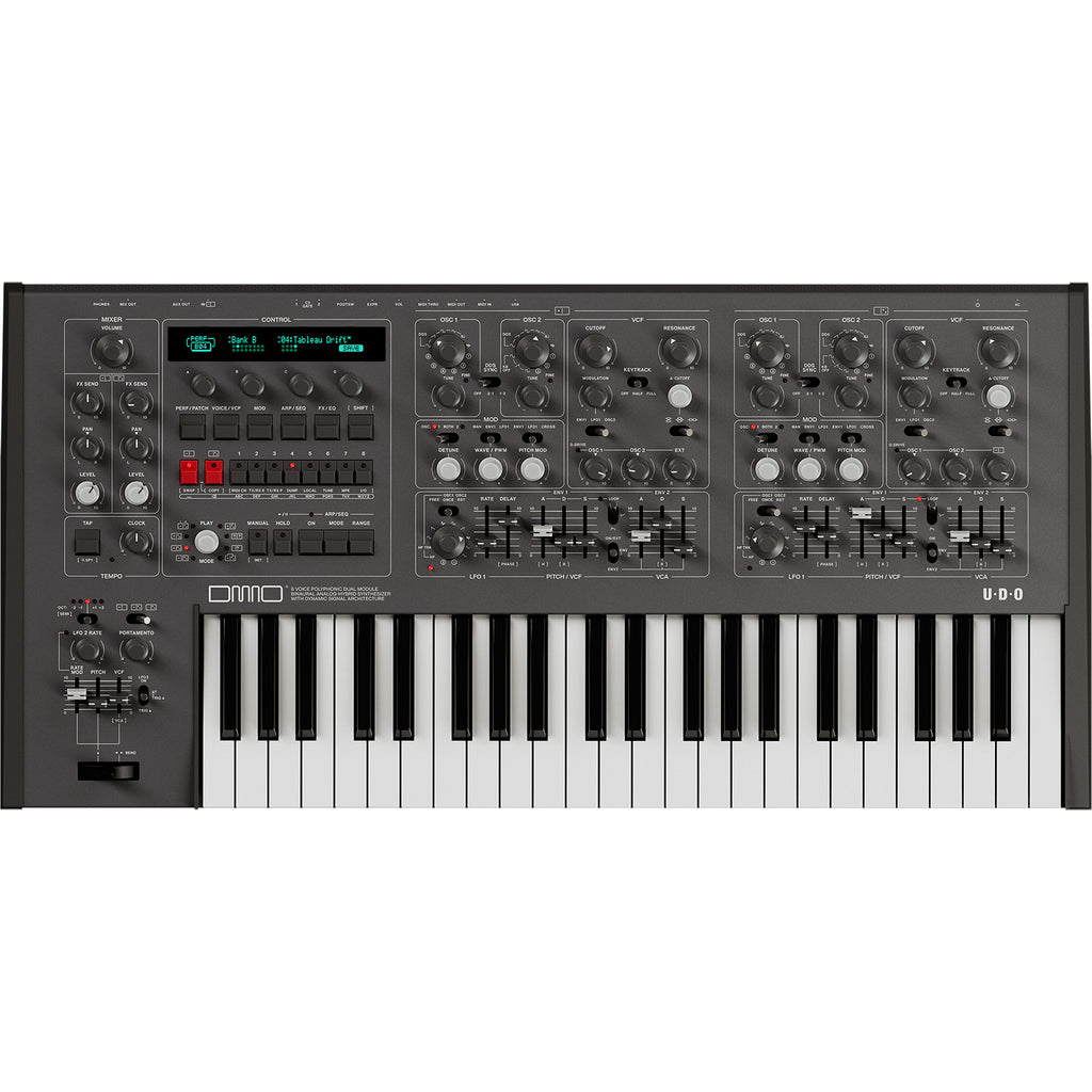 UDO Audio DMNO 8-Voice Polyphonic Keyboard Synthesizer - Black