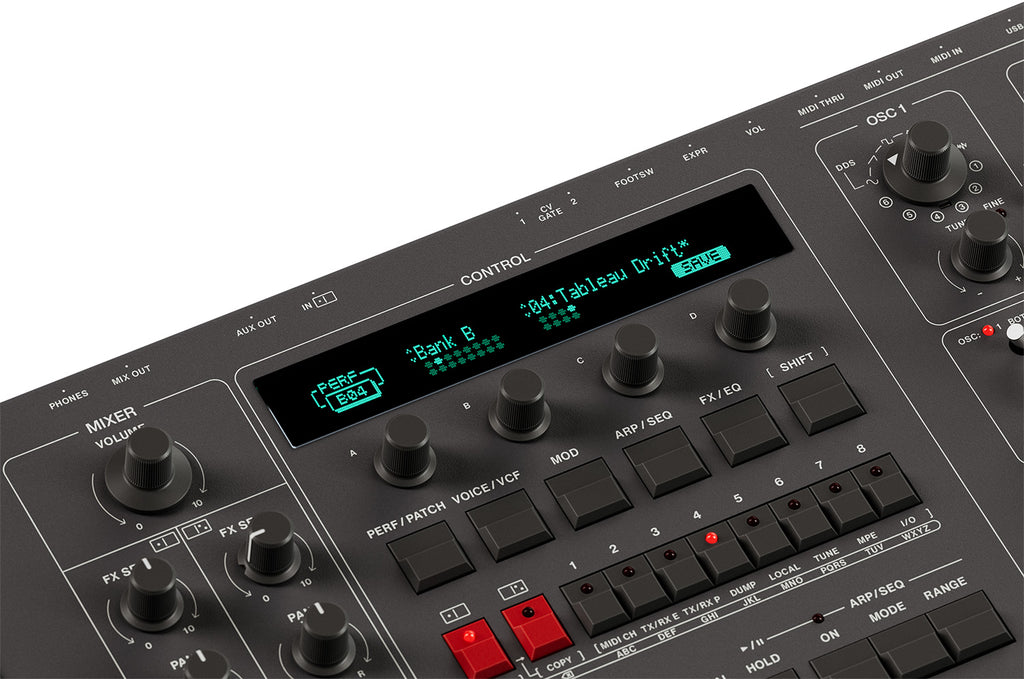 UDO Audio DMNO 8-Voice Polyphonic Keyboard Synthesizer - Black
