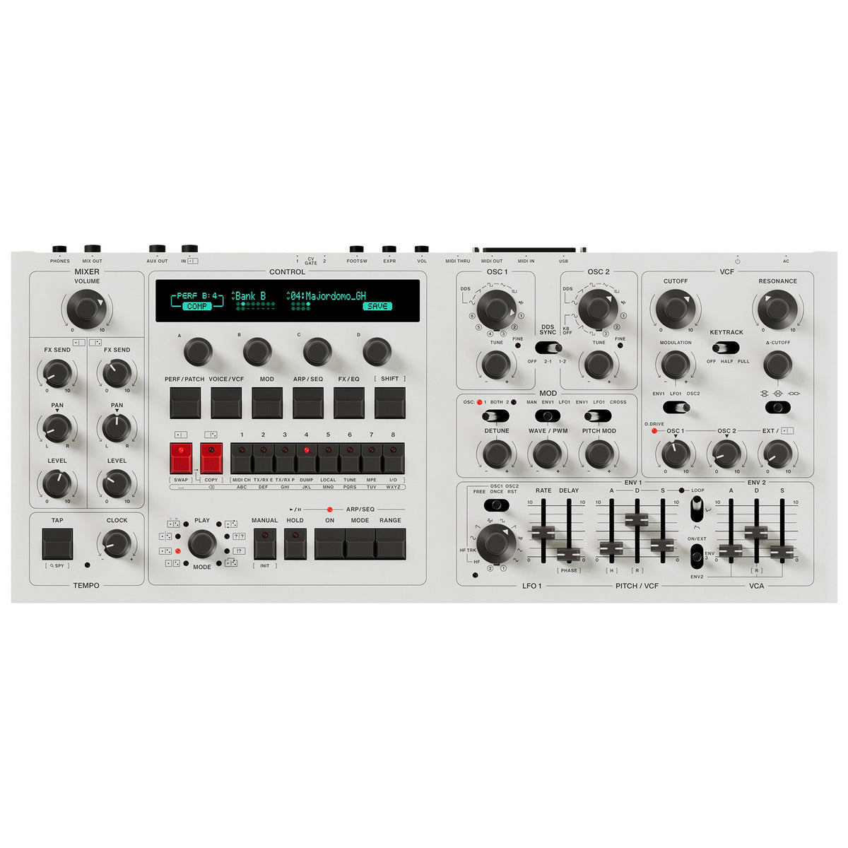 UDO Audio DMNO ON 8-Voice Polyphonic Desktop Synthesizer