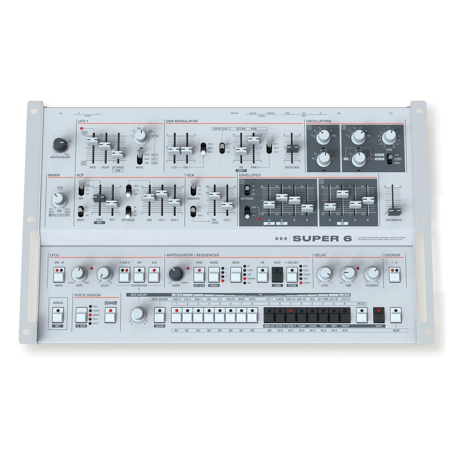 UDO Audio Super 6 Desktop Polyphonic Analog Synthesizer – Vintage King