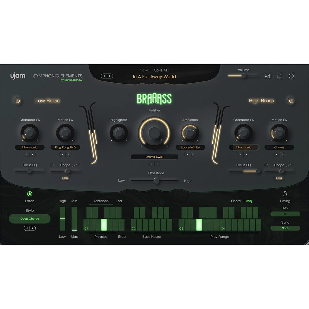 UJAM Symphonic Elements BRAAASS Brass Ensemble Virtual Instrument - Electronic Delivery