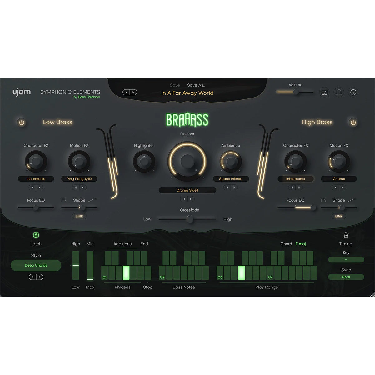 UJAM Symphonic Elements BRAAASS Brass Ensemble Virtual Instrument - Electronic Delivery