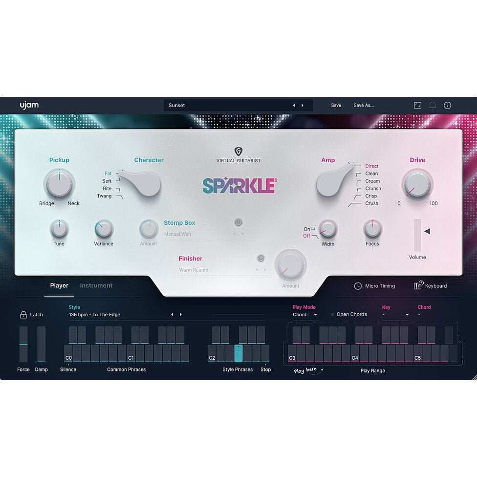 UJAM Virtual Guitarist SPARKLE 2 Crossgrade - Electronic Delivery