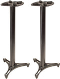 Ultimate Support MS-90/45B 45" Monitor Stand - Pair - Black