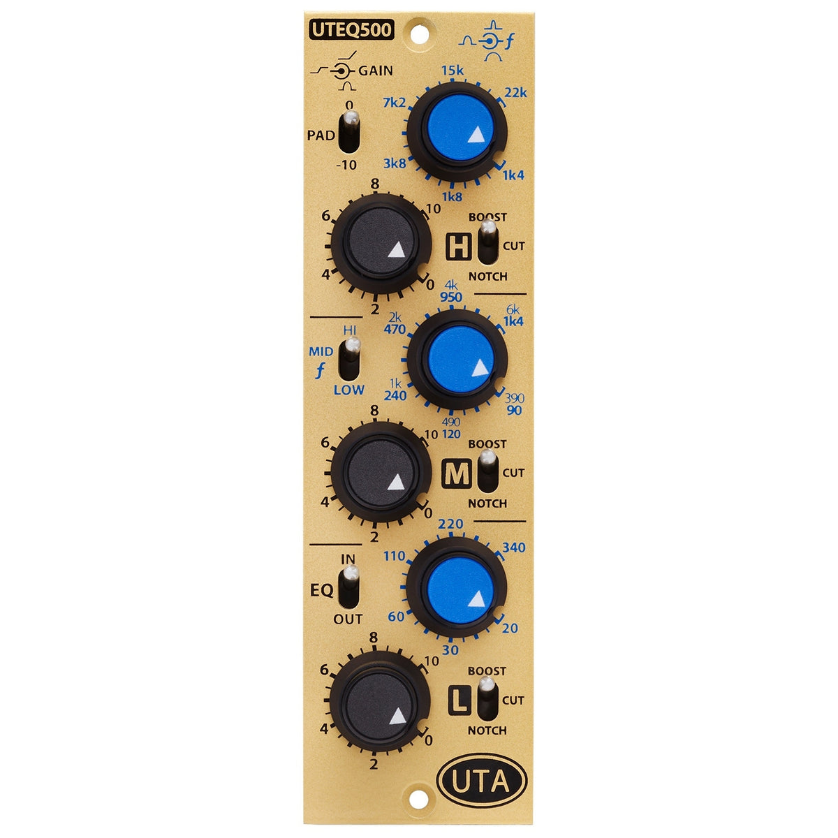 UnderToneAudio UTEQ500 500 Series Parametric Equalizer