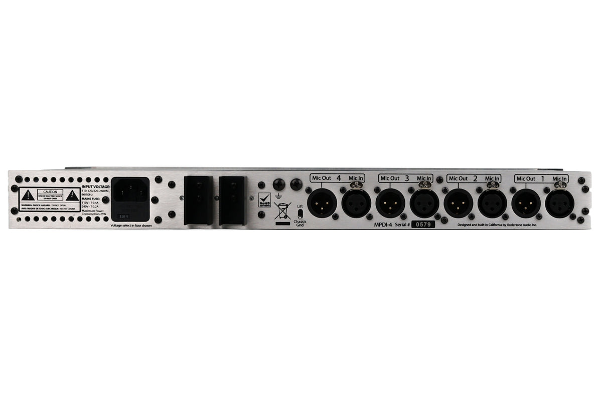 UnderToneAudio MPDI-4 Four-Channel Microphone Preamp #0579 (Used)